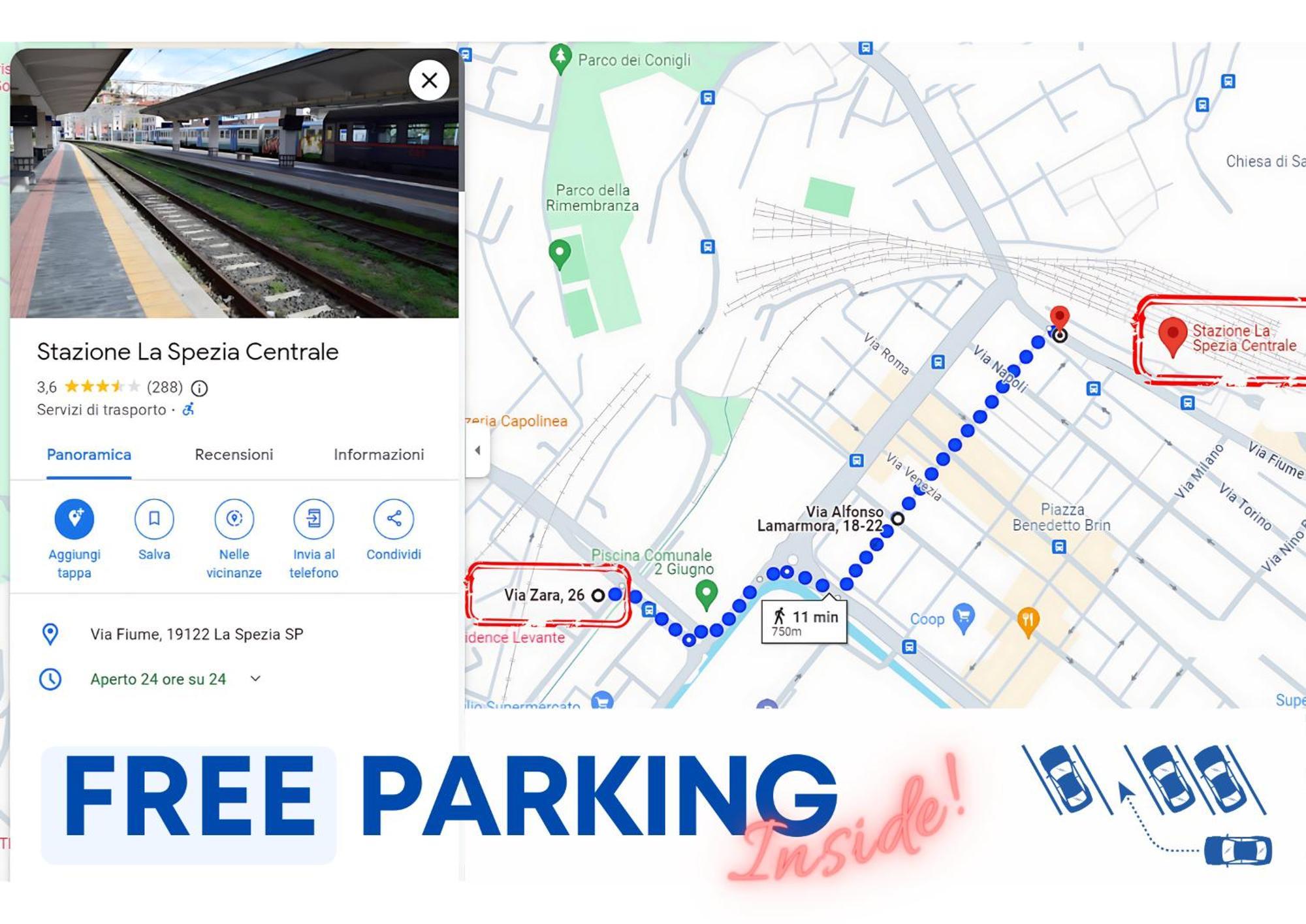 Lombardo'S Family - Free Private Parking 700M From The Station! Apartment Специя Екстериор снимка